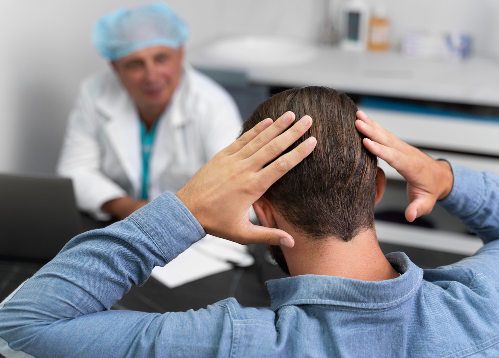 Hair loss and thinning hair treatment consultation at Yoland clinic Dubai