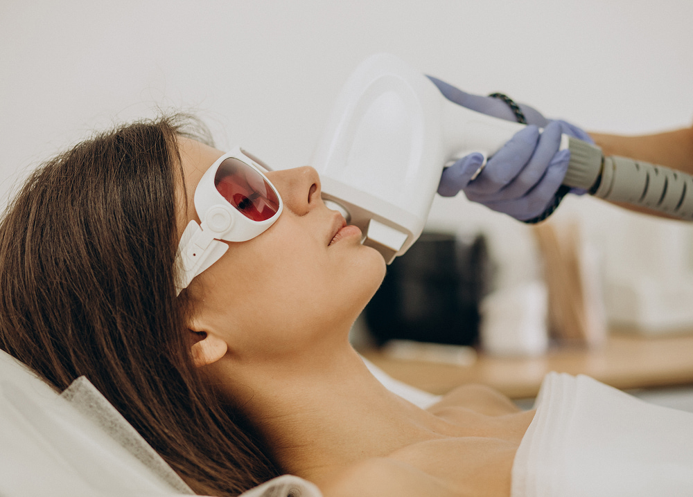 Laser pigmentation and dark spot removal treatment at Yoland Nadd Al Hamar Dubai