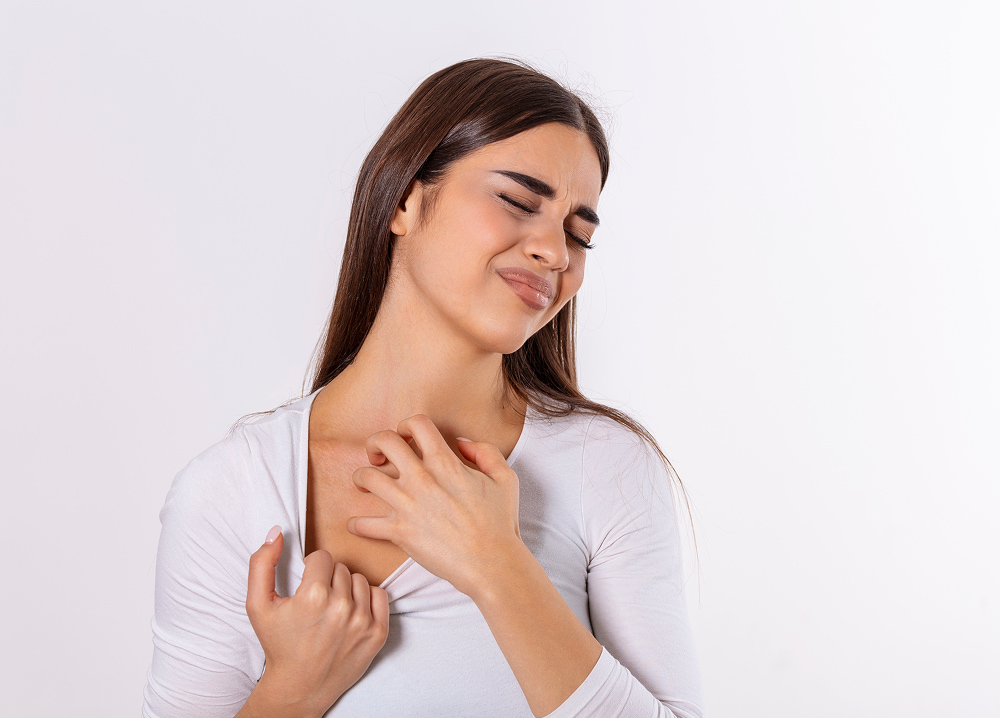Diagnosis of skin allergy, rash and infection at Yoland clinic Nadd Al Hamar Dubai